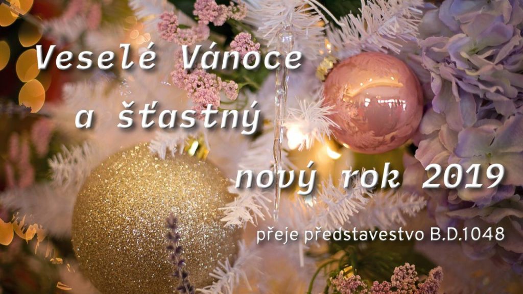 Veselé Vánoce a šťastný nový rok 2019